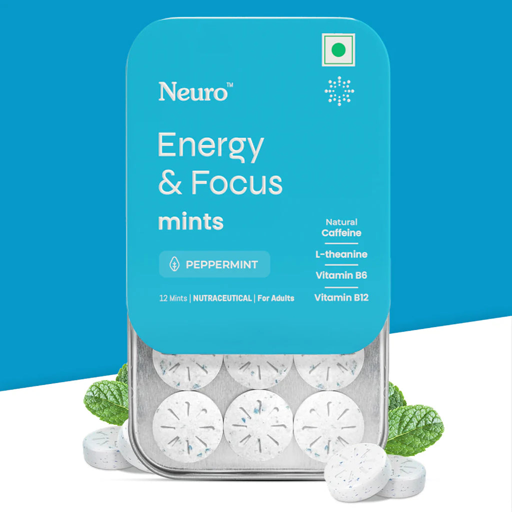 Neuro Energy & Focus Caffeine Gums - Peppermint